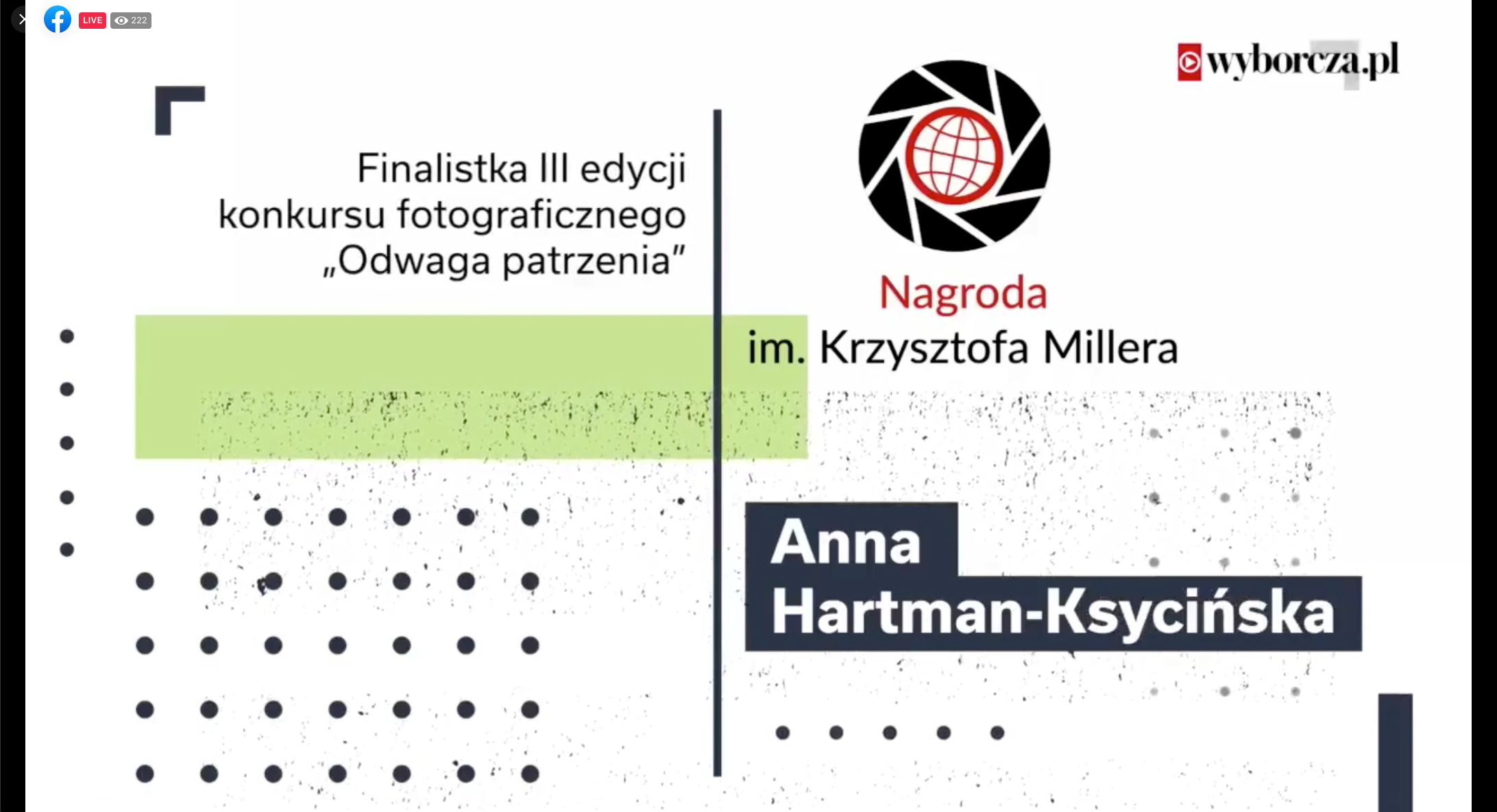 "Odwaga patrzenia”. Poznaliśmy zdobywcę nagrody im. Krzysztofa Millera 44