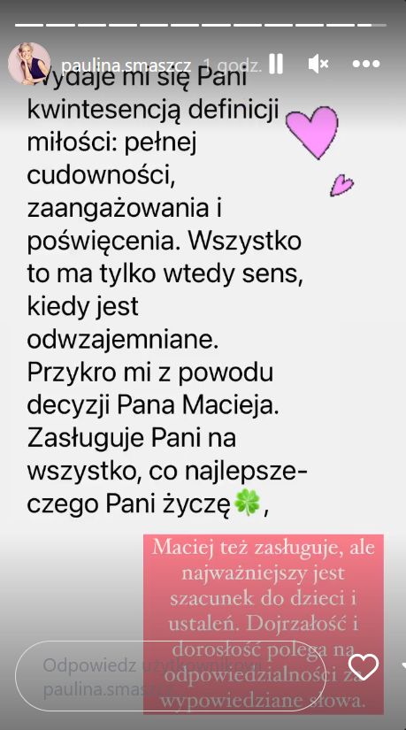 Paulina Smaszcz o Kurzajewskim