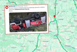 Wypadek strażaków z Wojskowej Straży Pożarnej