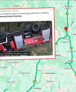 Wypadek strażaków z Wojskowej Straży Pożarnej