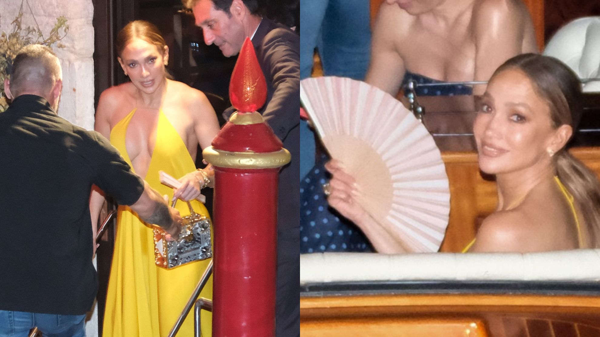 Jennifer Lopez śmiga wodną taksówką w Wenecji