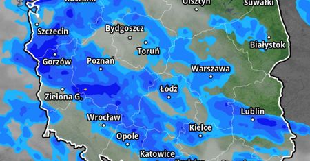 Ściana deszczu. Nadciąga załamanie pogody