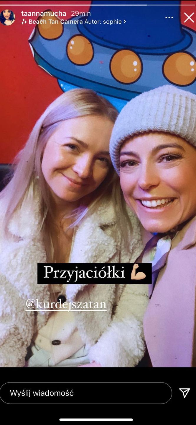 Anna Mucha wspiera Barbarę Kurdej-Szatan