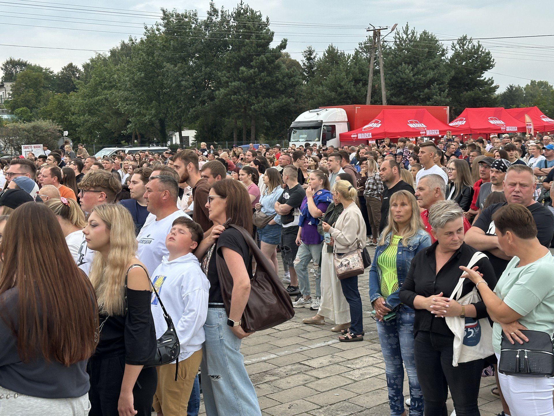 Tłumy ludzi na Święcie Warki.
