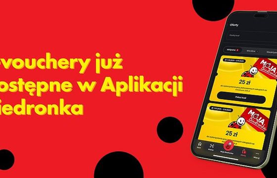Biedronka uruchamia e‑vouchery w aplikacji