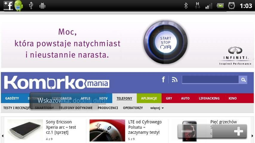 Sony Ericsson Xperia arc - test cz. 2 [oprogramowanie] 14