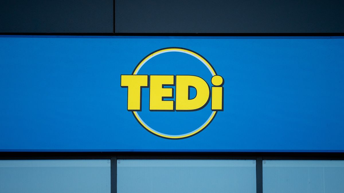 A TEDi store logo sign is seen in Krakow, Poland, on May 10, 2026. The discount retail chain shop sells home goods, accessories, toys, cosmetics, decorations, and clothing. (Photo by Marcin Golba/NurPhoto via Getty Images)