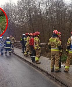 Groźne sceny nad Wartą. Auto wpadło do rzeki