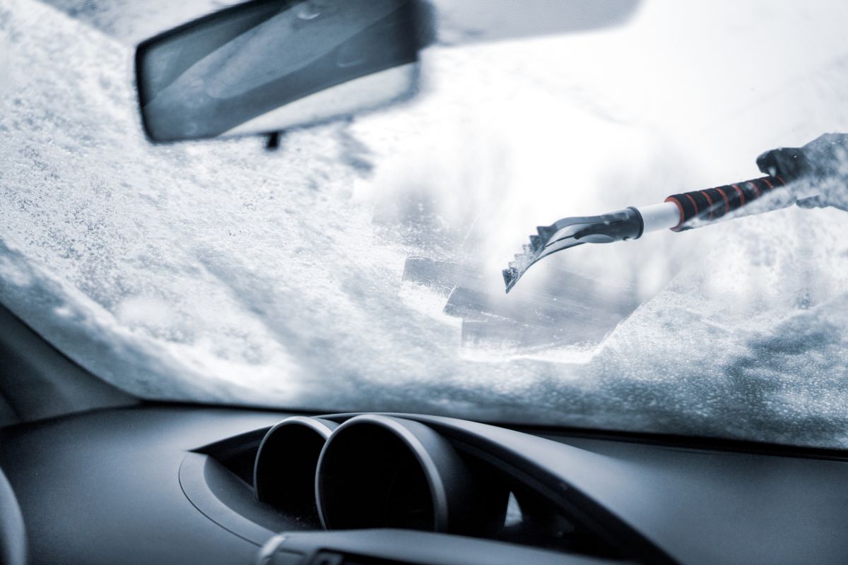 Morning windshield scraping is a problem for many drivers.