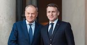 Tusk na szczycie w Paryżu. Przywitał go Macron