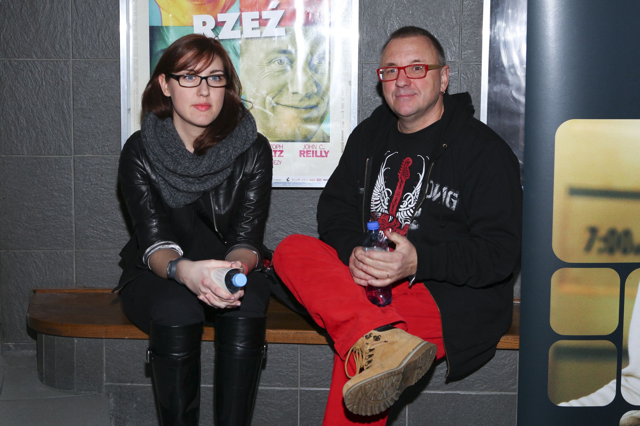 Jerzy Owsiak z córką Aleksandrą 