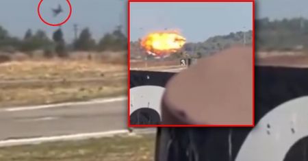 Katastrofa myśliwca F-4 Phantom na pokazach w Grecji. Jest nagranie
