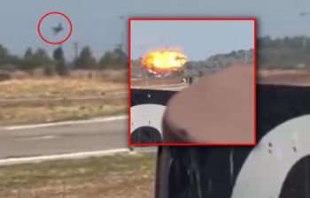 Katastrofa myśliwca F-4 Phantom na pokazach w Grecji. Jest nagranie