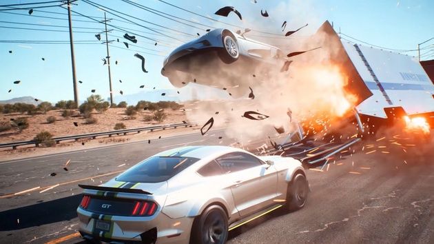 Need for Speed: Payback - samochód w powietrzu