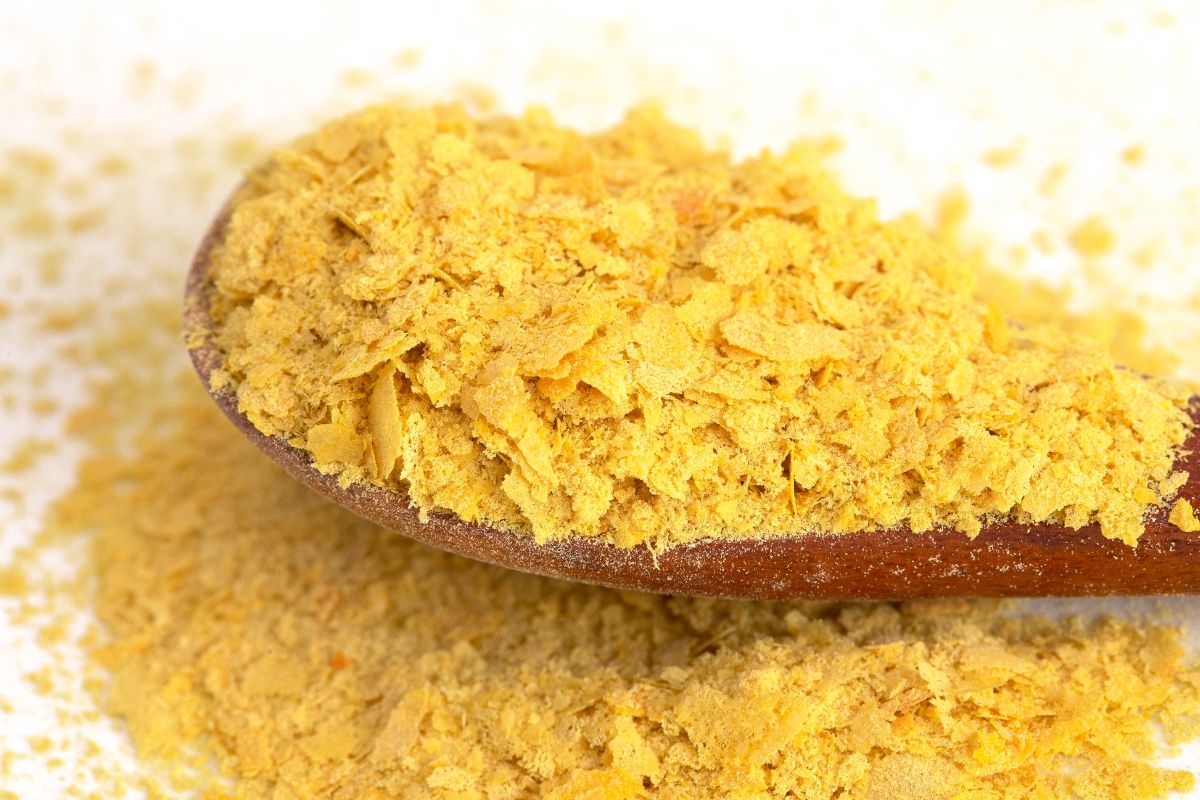 Nutritional yeast flakes are called "vegan gold"