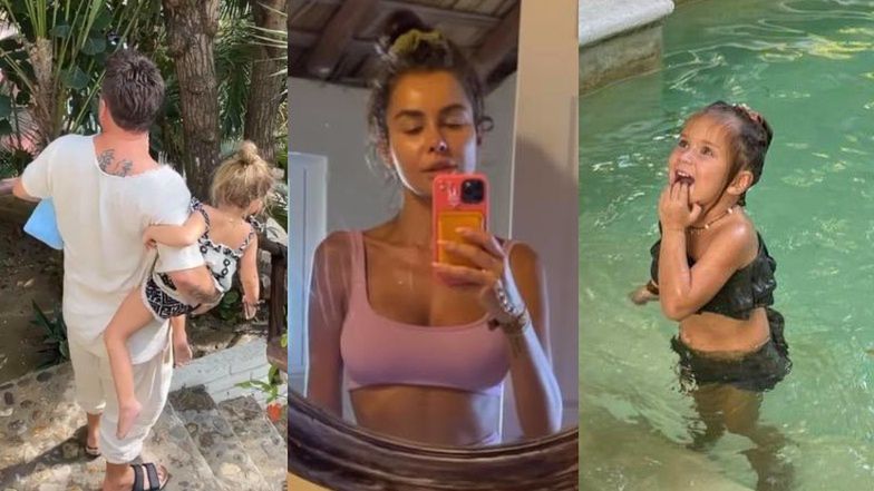 Natalia Siwiec z rodziną w Puerto Escondido