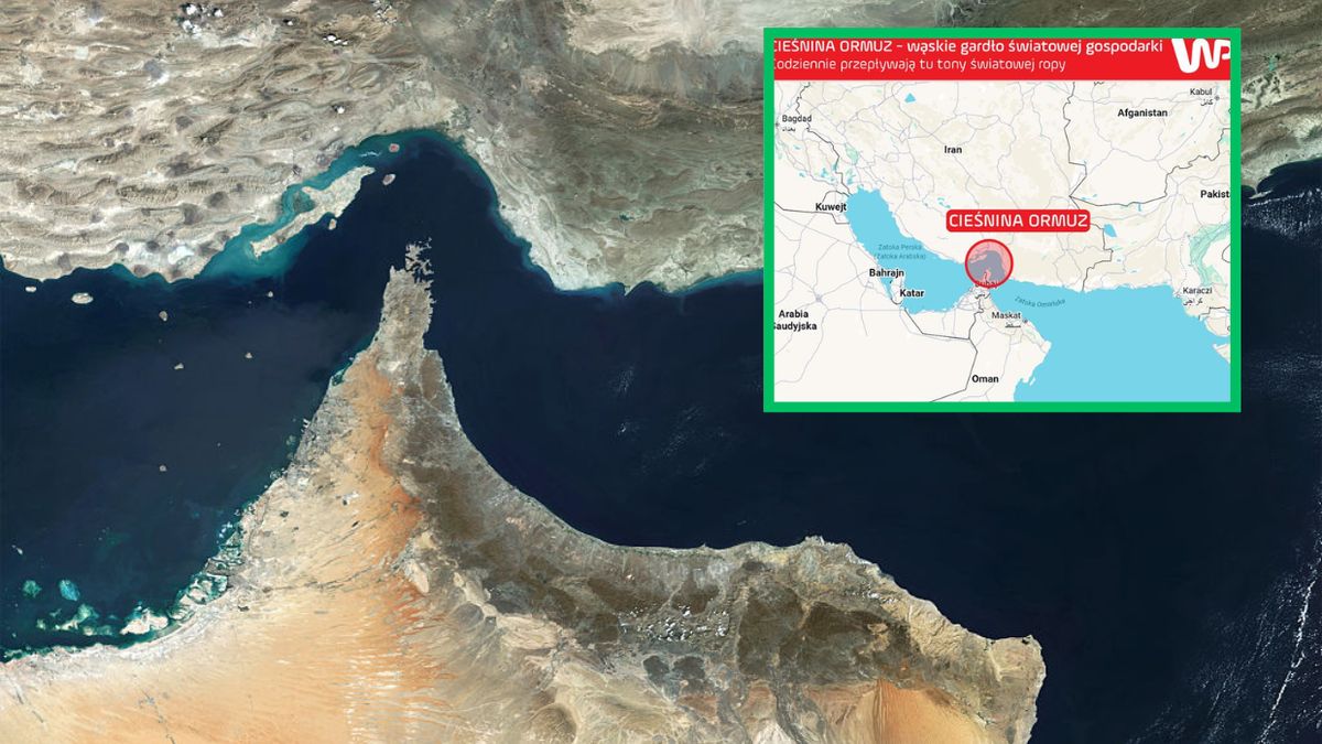 Cieśnina Ormuz - kluczowy punkt na mapie światowego handlu.