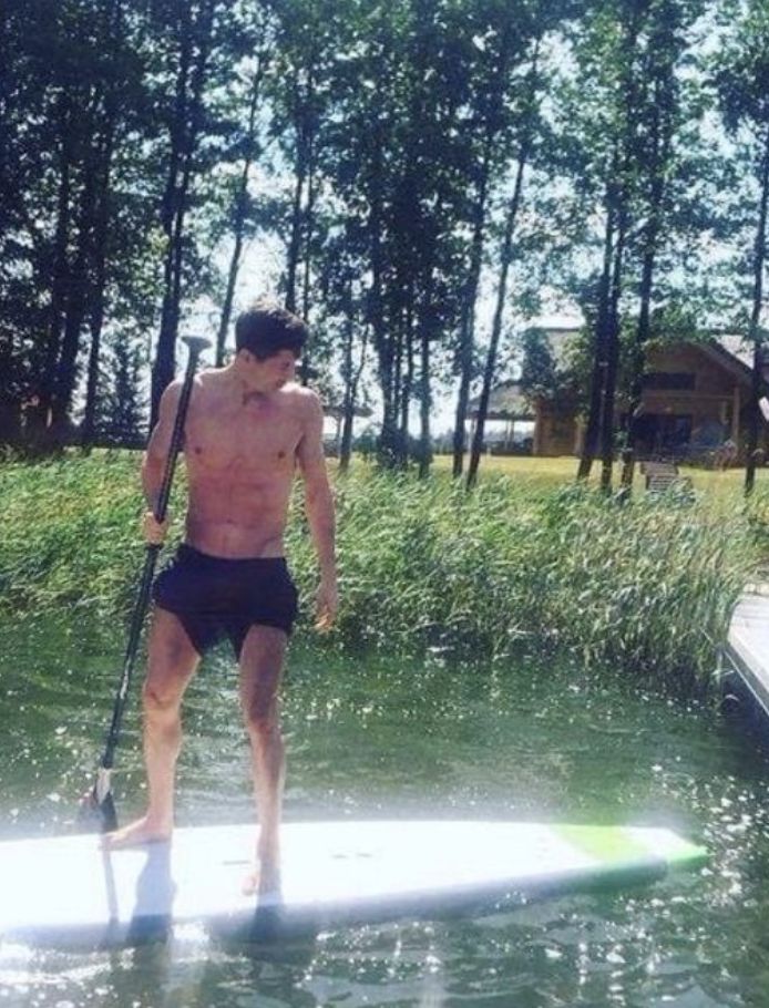 Robert Lewandowski na Mazurach