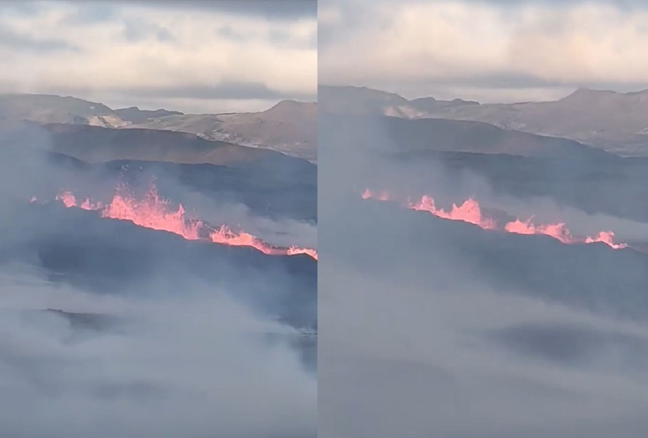 Erupcja na Islandii. Policja ostrzega i zamyka dostęp do wulkanu