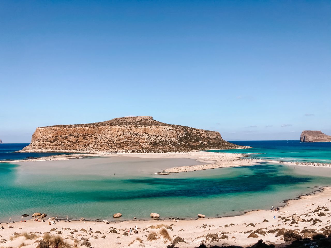 Laguna Balos to jedna z największych atrakcji Krety