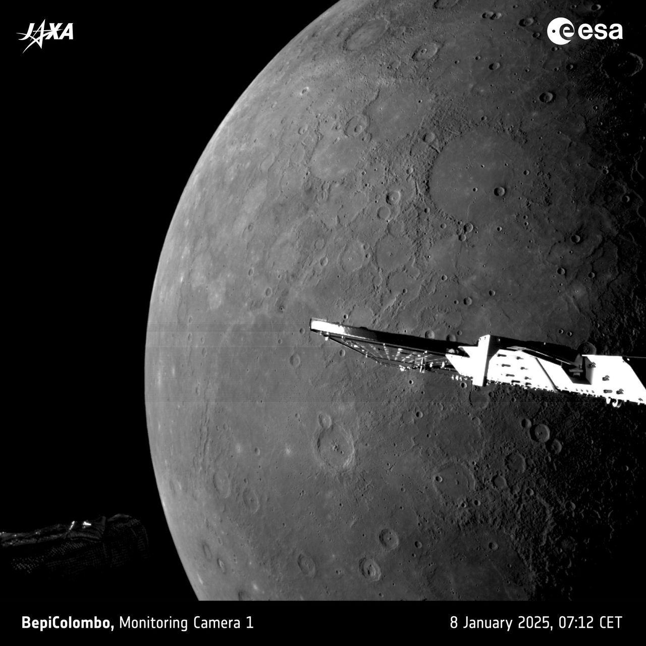 BepiColombo: Spektakuläre Nahaufnahmen vom eisigen Merkur