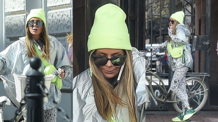 Małgorzata Rozenek spaceruje Mokotowską