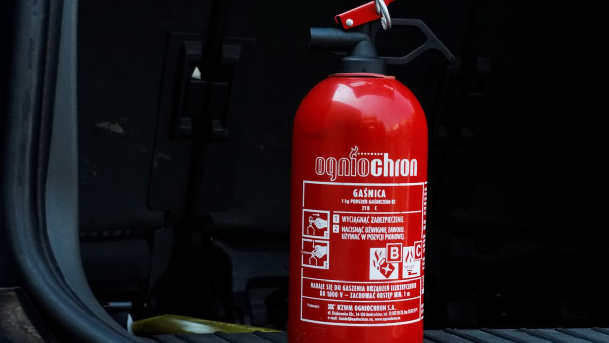 Gaśnica samochodowa kosztuje ok. 40 zł.