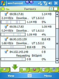 Klient Torrent dla Windows Mobile