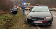 Korytniki: Pijany kierowca spowodował groźną kolizję. Miał ponad dwa promile