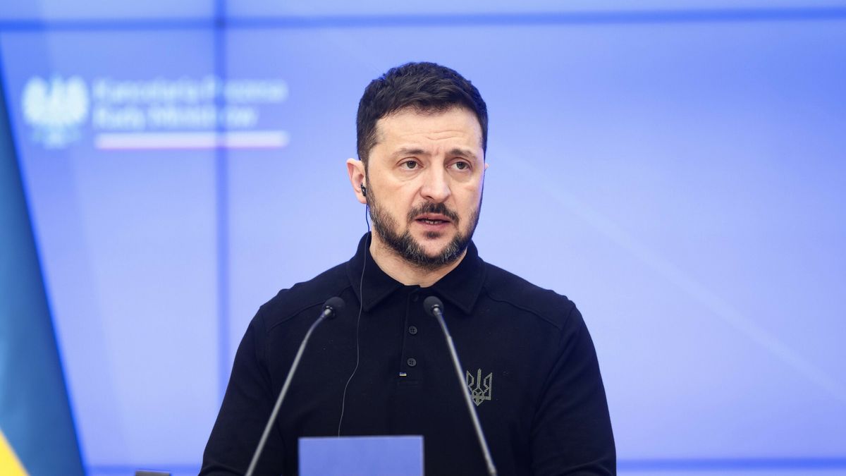 Wo?odymyr Ze?enski z wizyt? w Polsce
15.01.2025 Warszawa Wizyta prezydenta Ukrainy Wolodymyra Zelenskiego w Polsce Fot. Tomasz Jastrzebowski/REPORTER
N/z: Wolodymyr Zelenski
Tomasz Jastrzebowski/REPORTER