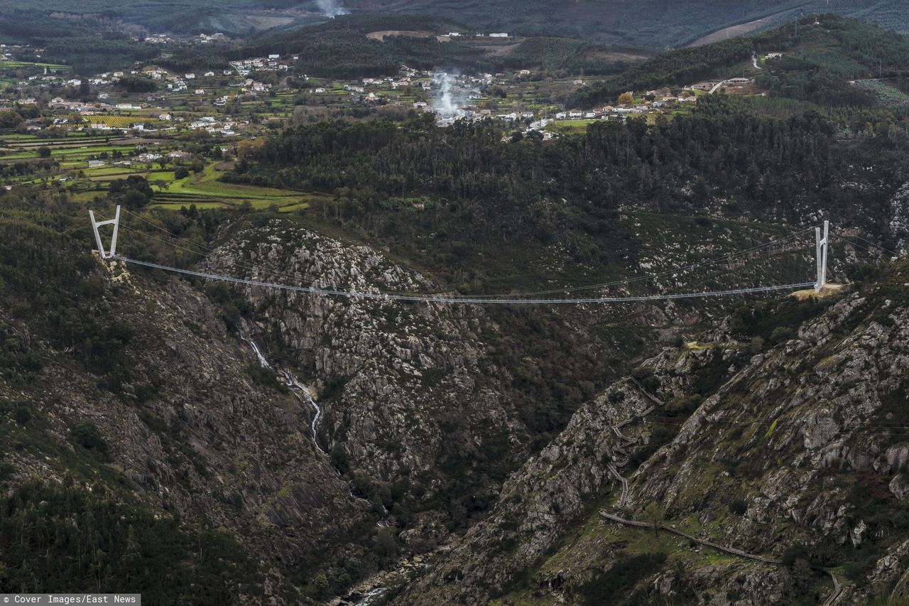 Portugalia. 516 Arouca to najdłuższy wiszący most na świecie