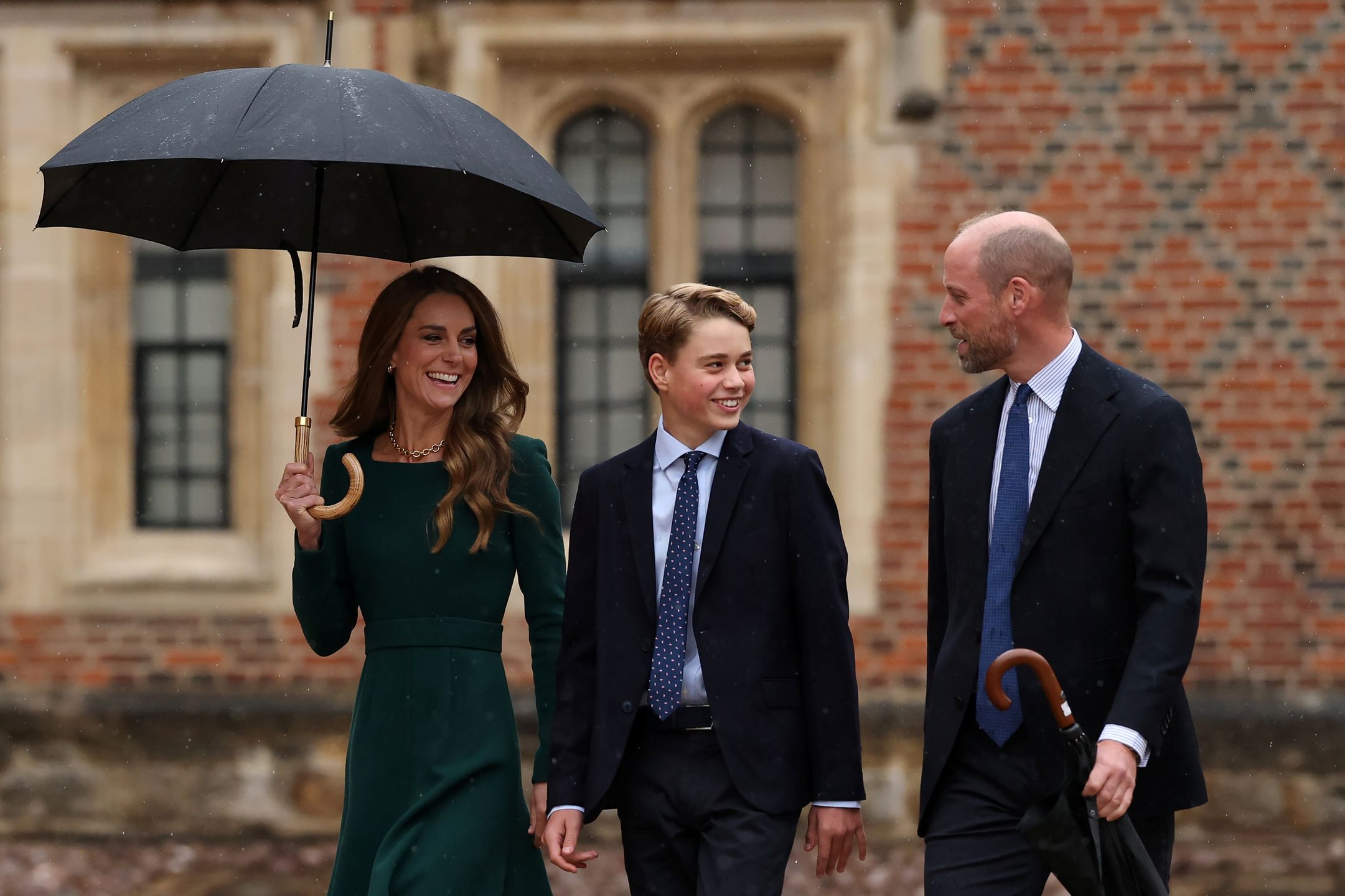 Kate i William żegnają się z księciem George'em