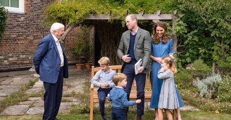 Dzieci księcia Williama i księżnej Kate przeprowadziły poważną rozmowę z Davidem Attenborough