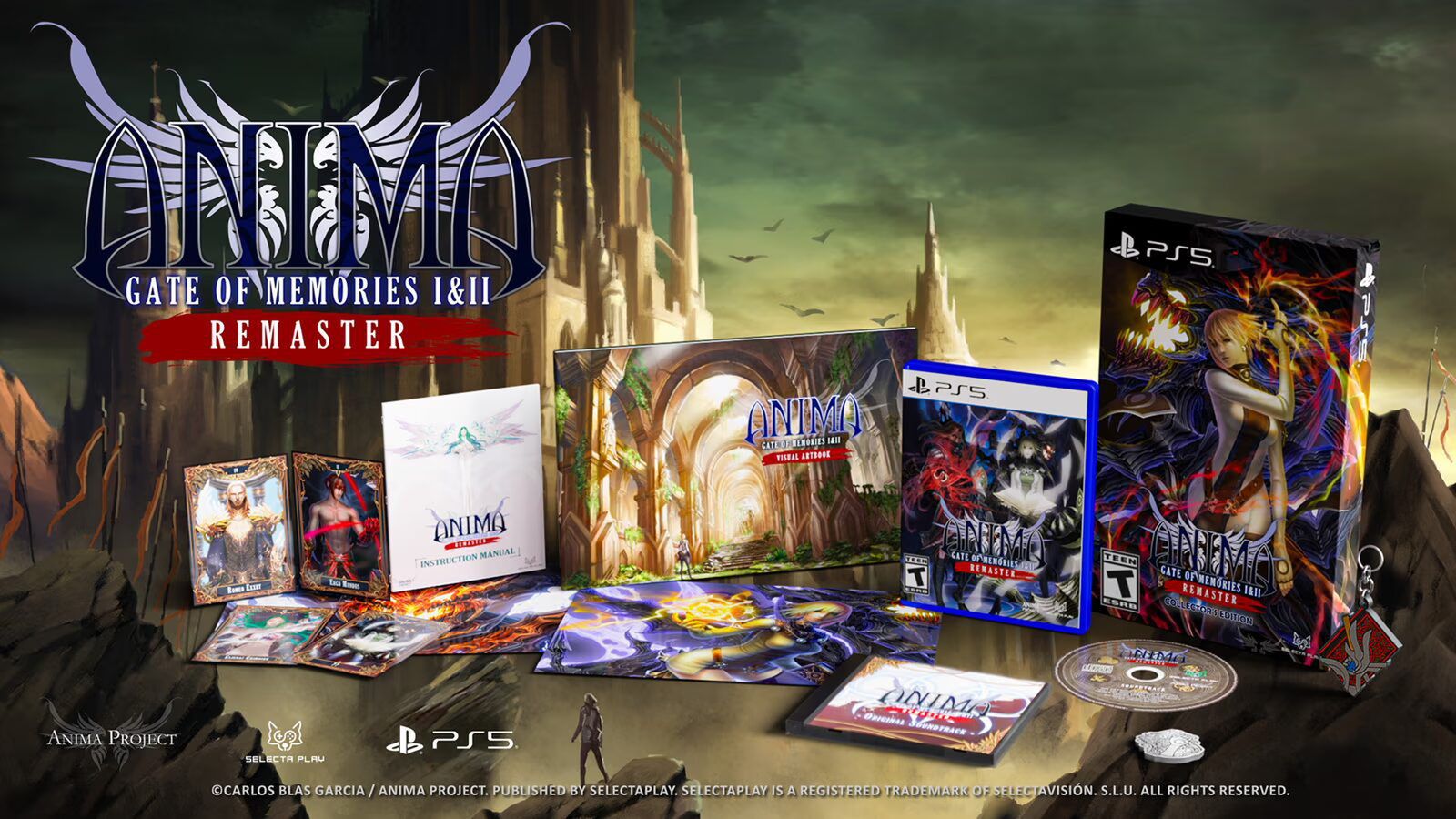 Wydanie pudełkowe Anima: Gate of Memories I&II Remaster na PlayStation 5