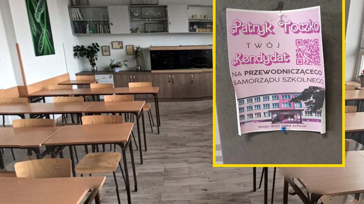 Plakat wyborczy licealisty robi furorę 