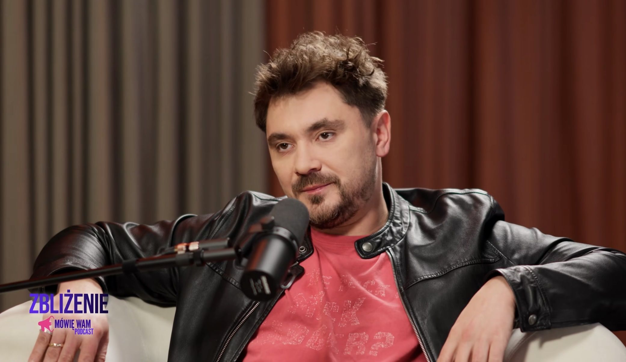 Daniel Martyniuk podczas rozmowy 