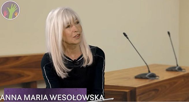 Anna Maria Wesołowska prowadzi program na kanale Stowarzyszenia Sędziów Polskich Iustitia