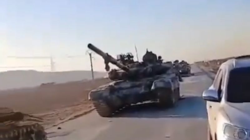 Bojownicy z HTS zdobyli m.in. czołgi T-72 i T-90A.