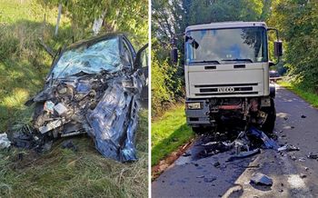Pilchowice: Tragiczne zdarzenie. Nie żyje 48-letnia kierująca mercedesem