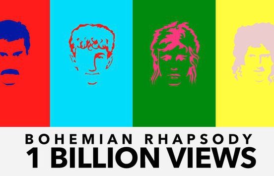 Teledysk „Bohemian Rhapsody” z miliardem odtworzeń na YouTube. Queen zapowiada kampanię „You Are The Champions”