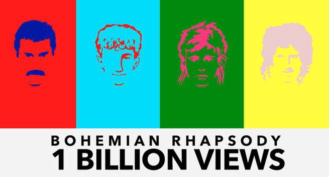 Teledysk „Bohemian Rhapsody” z miliardem odtworzeń na YouTube. Queen zapowiada kampanię „You Are The Champions”