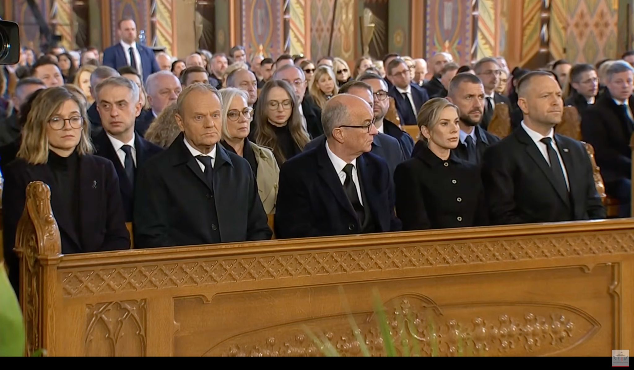 Para prezydencka na pogrzebie Łukasza Litewki