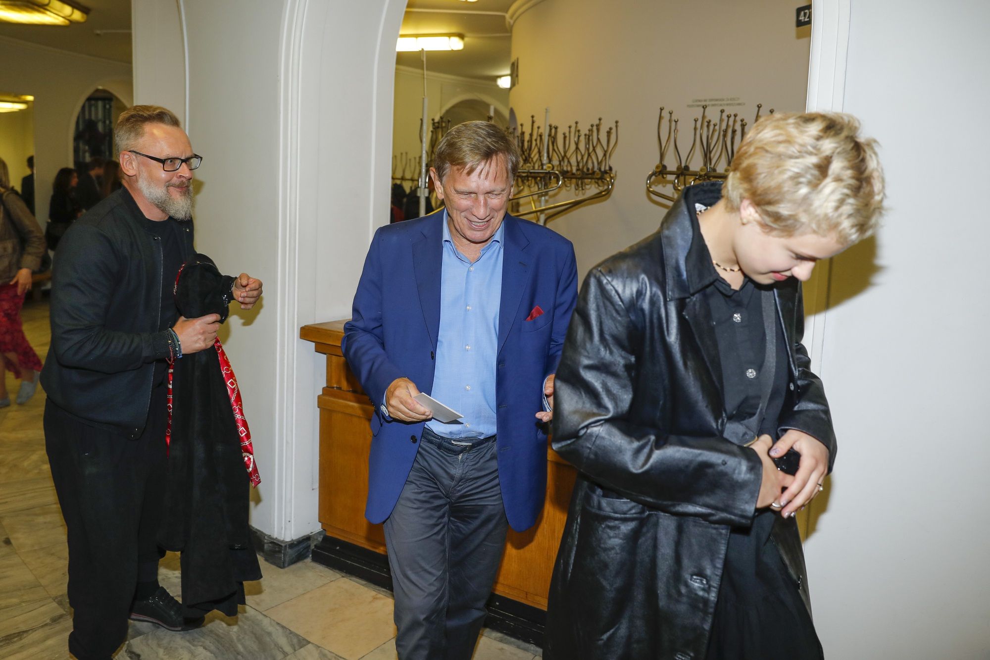 Jan Englert z córką Heleną