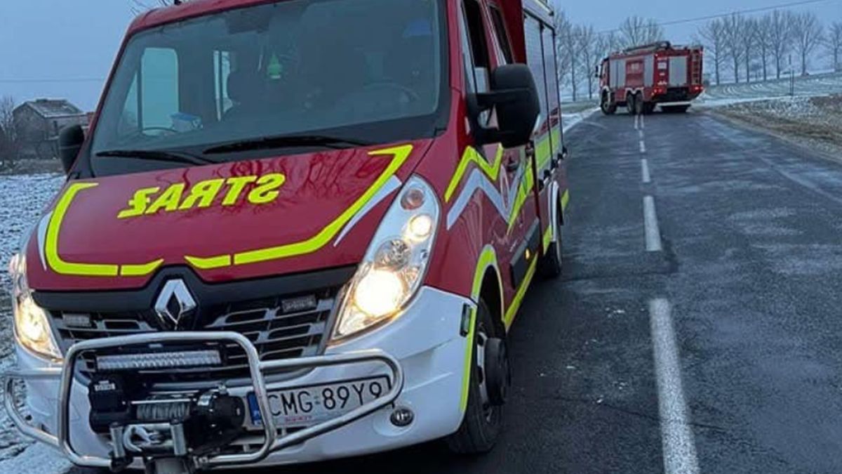 Tragiczny wypadek pod Mogilnem. Zginął strażak