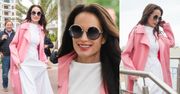 Cannes 2019: Rozbawiona Andie MacDowell manewruje długą suknią podczas spaceru po francuskim wybrzeżu
