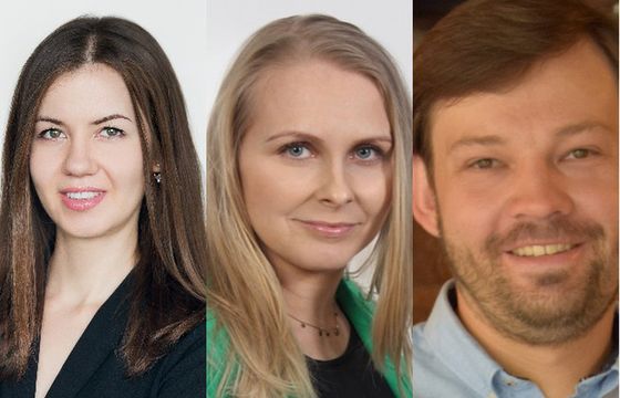 Karolina Osińska, Mateusz Puślecki i Agata Kwapień w Public Dialog