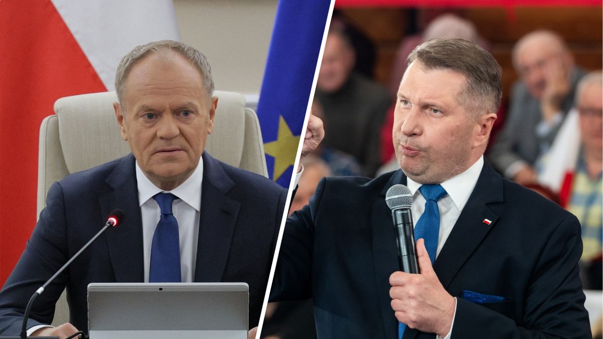 Czarnek zareagował na wpis Tuska.