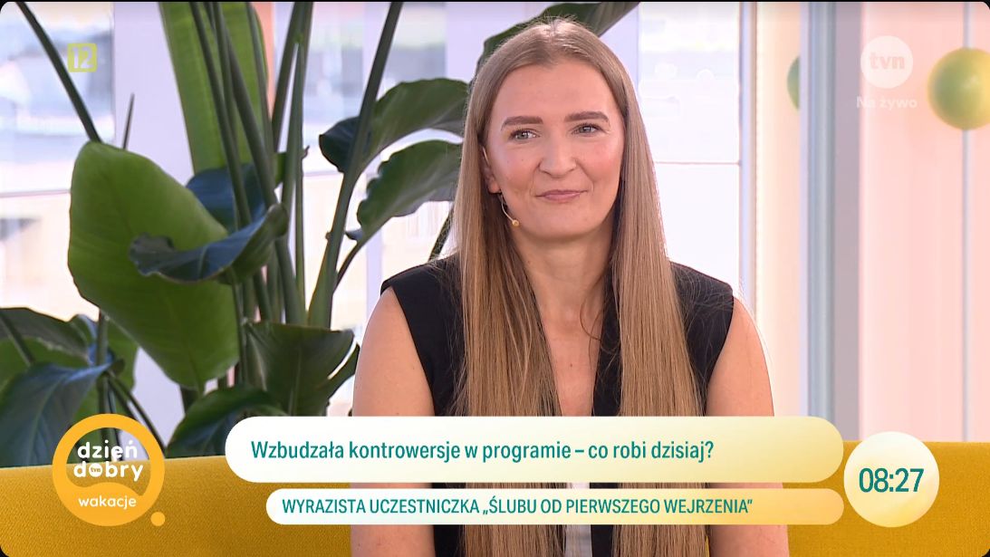 Iga Śmiechowicz w "Dzień dobry TVN"
