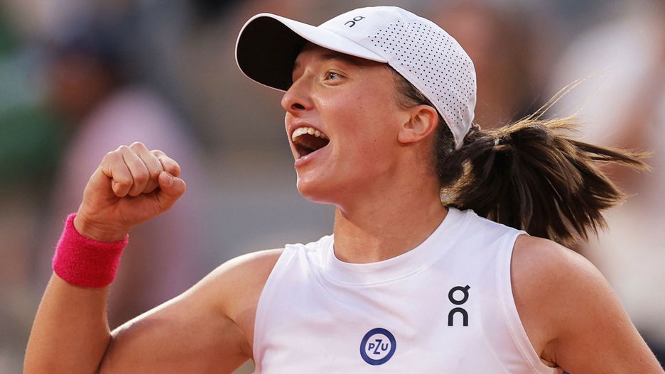 Iga Świątek po zwycięstwie nad Beatriz Haddad Maią w półfinale Roland Garros 2023