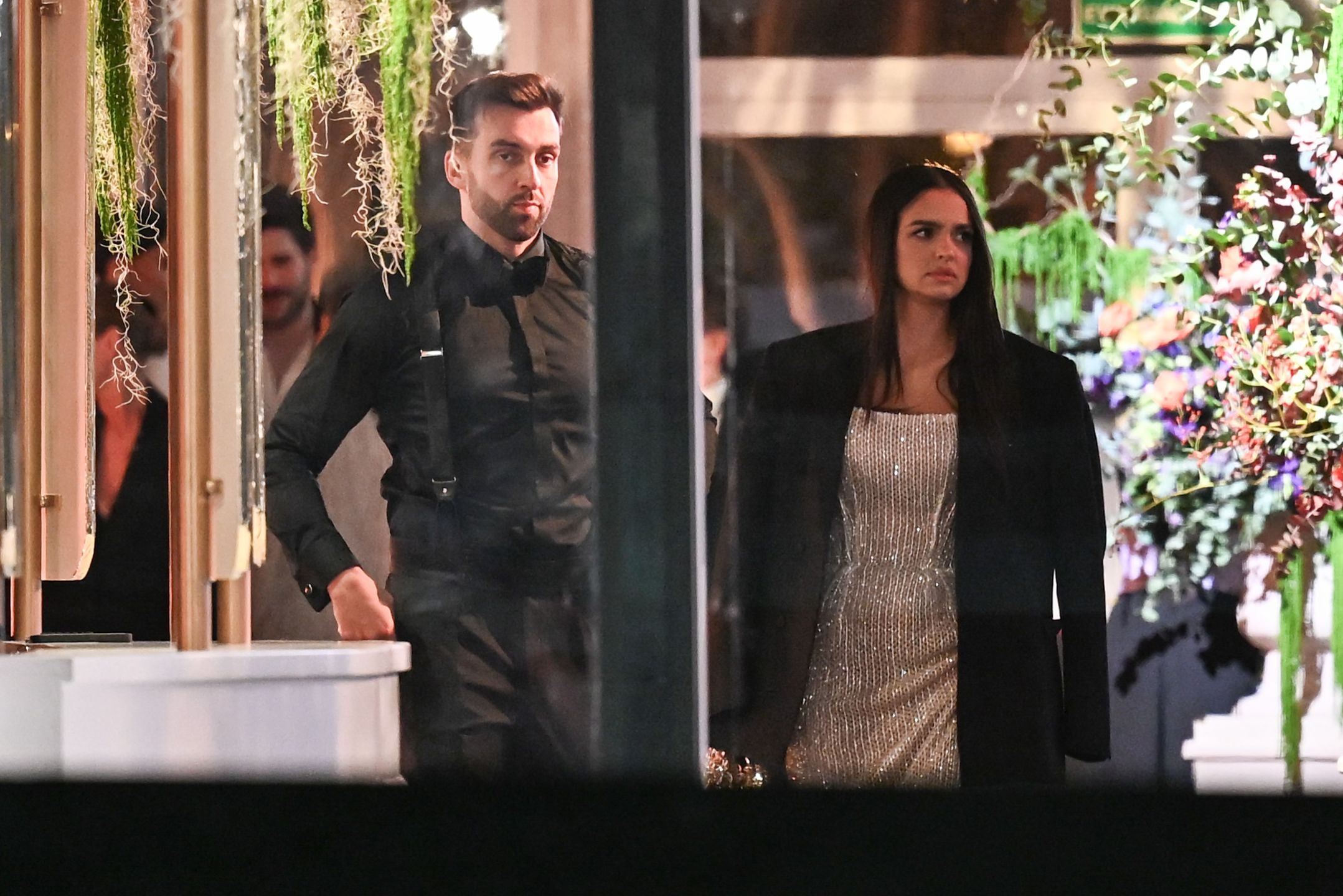 Klaudia El Dursi i Jacek Leszczyński za kulisami balu TVN